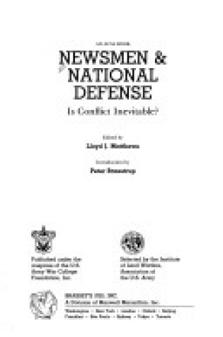 Cover of Newsmen and National Defence