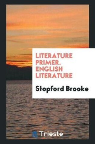 Cover of Literature Primer. English Literature