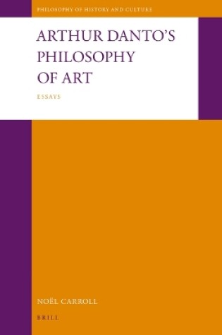 Cover of Arthur Danto's Philosophy of Art: Essays