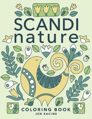 Book cover for Scandi Nature Coloring Book