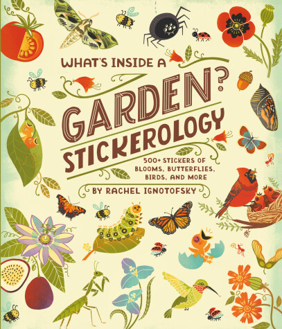 Book cover for What's Inside a Garden? Stickerology