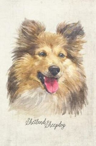 Cover of Shetland Sheepdog Portrait Notebook