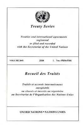 Book cover for Treaty Series 2641