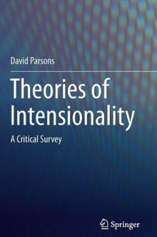 Cover of Theories of Intensionality