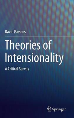 Book cover for Theories of Intensionality