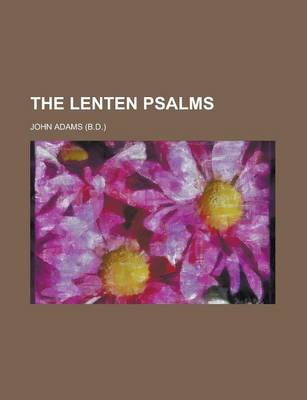 Book cover for The Lenten Psalms