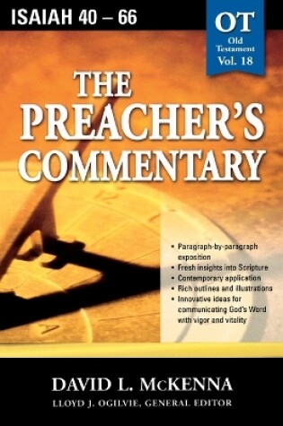 Cover of The Preacher's Commentary - Vol. 18: Isaiah 40-66