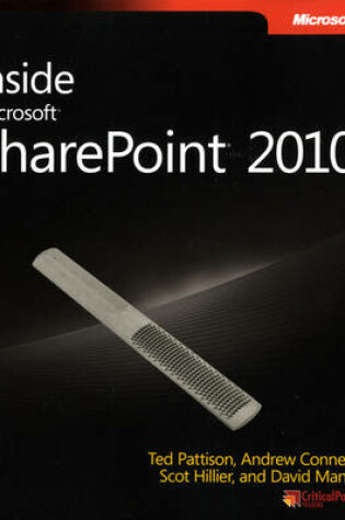 Cover of Inside Microsoft SharePoint 2010