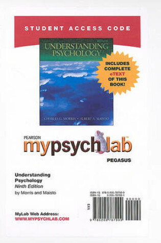 Cover of MyLab Psychology  Pegasus with Pearson eText -- Standalone Access Card -- for Understanding Psychology