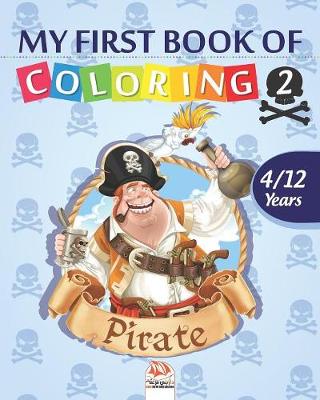 Book cover for My first book of coloring - pirate 2