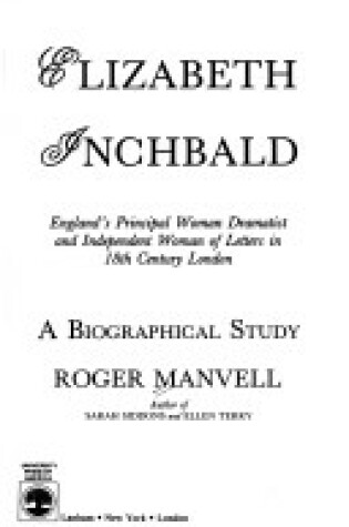 Cover of Elizabeth Inchbald