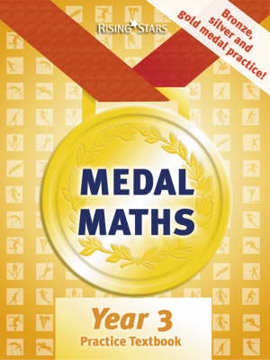 Book cover for Medal Maths Practice Textbook Year 3