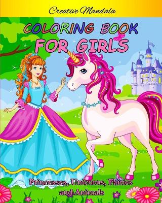 Book cover for Coloring Book for Girls Ages 4-8