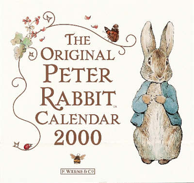 Book cover for The Original Peter Rabbit Calendar 2000