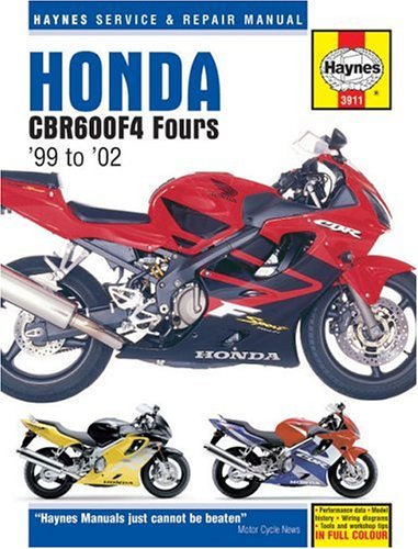 Book cover for Honda CBR600F4 Fours Service and Repair Manual