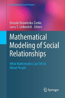 Cover of Mathematical Modeling of Social Relationships