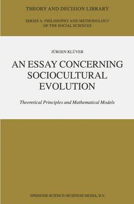 Cover of An Essay Concerning Sociocultural Evolution