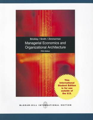 Book cover for Managerial Economics N Orgn Architecture