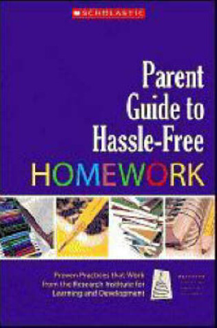 Cover of Parent Guide to Hassle-Free Homework