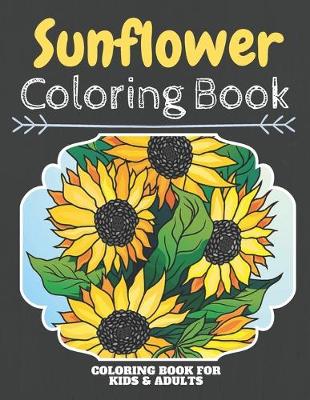 Book cover for Sunflower Coloring Book