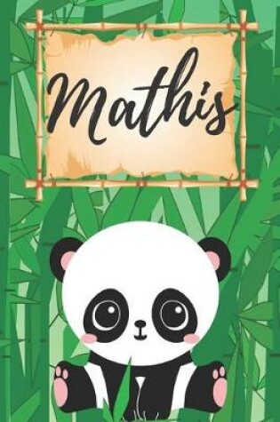 Cover of personalisiertes Notizbuch Panda / Malbuch / Kritzelbuch / Tagebuch / Journal / Notizheft / DIN A5 / Geschenke Mathis