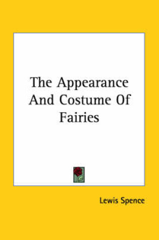 Cover of The Appearance and Costume of Fairies