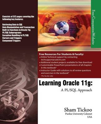 Book cover for Learning Oracle 11g