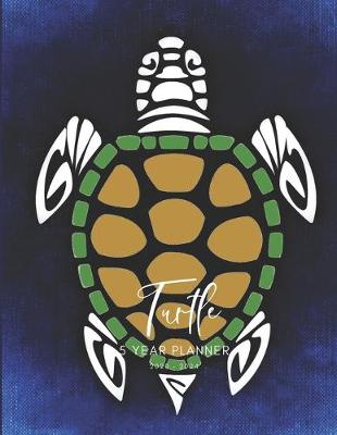 Book cover for 2020-2024 Five Year Planner Monthly Calendar Turtle Tortoise Goals Agenda Schedule Organizer