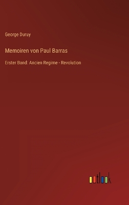 Book cover for Memoiren von Paul Barras