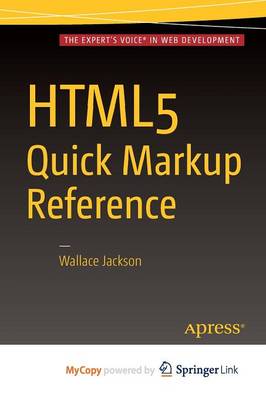 Book cover for Html5 Quick Markup Reference