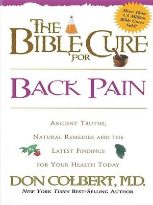 Book cover for The Bible Cure for Back Pain