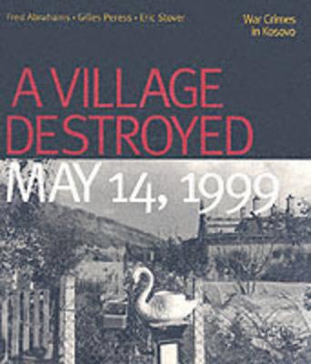 Book cover for A Village Destroyed, May 14, 1999