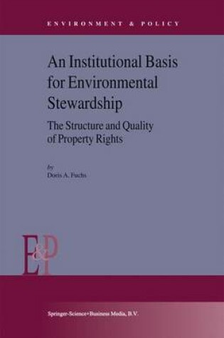 Cover of An Institutional Basis for Environmental Stewardship