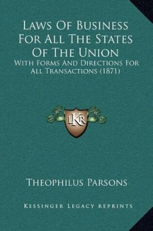 Cover of Laws of Business for All the States of the Union