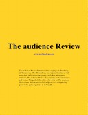Book cover for The Audience Review