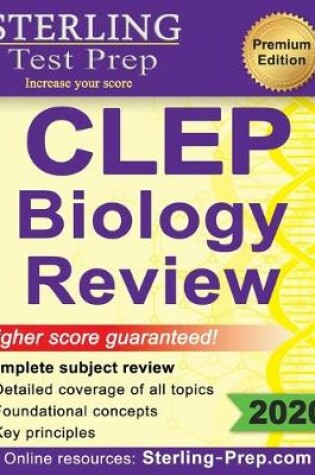 Cover of Sterling Test Prep CLEP Biology Review