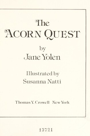 Cover of The Acorn Quest