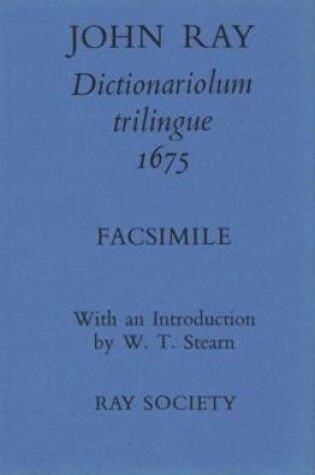 Cover of Dictionariolum Trilingue