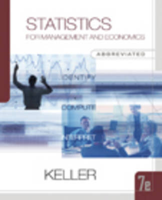 Book cover for Statistics for Management and Economics, Abbreviated Edition (with CD-ROM and Infotrac)