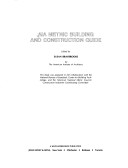 Book cover for Metric Building and Construction Guide