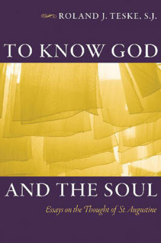 Cover of To Know God and the Soul