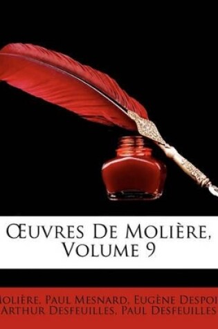 Cover of Uvres de Moliere, Volume 9