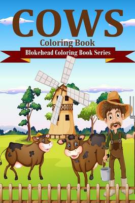 Book cover for Cows Coloring Book