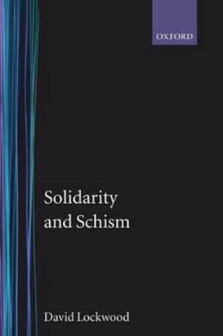 Cover of Solidarity and Schism