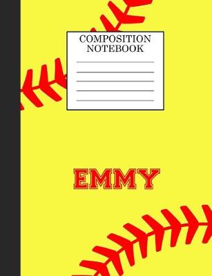 Book cover for Emmy Composition Notebook