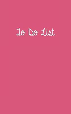 Book cover for To Do List Rose Pink