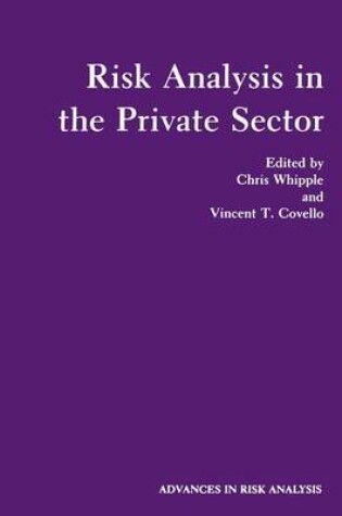 Cover of Risk Analysis in the Private Sector