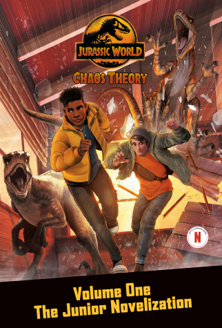 Book cover for Chaos Theory, Volume One: The Junior Novelization (Jurassic World)