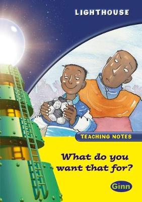 Book cover for Lighthouse 1 yellow: What Do you Want Teachers Notes