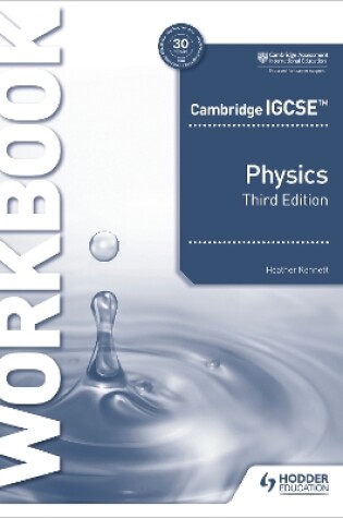 Cover of Cambridge IGCSE (TM) Physics Workbook 3rd Edition